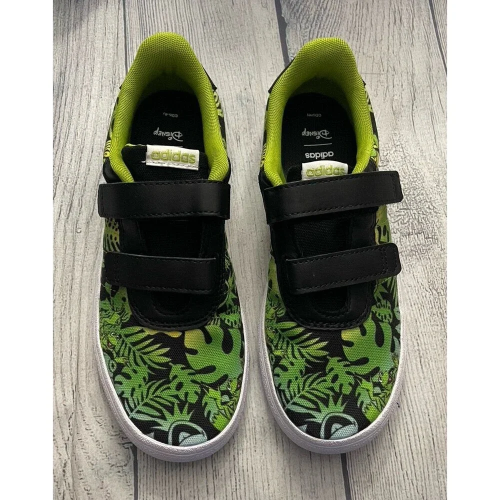Kermit the Frog Muppets Adidas Boy Girl Shoes, Size Youth 2